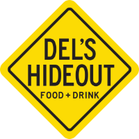 Dels Hideout Logo SQ footer Dels Hideout Logo SQ footer