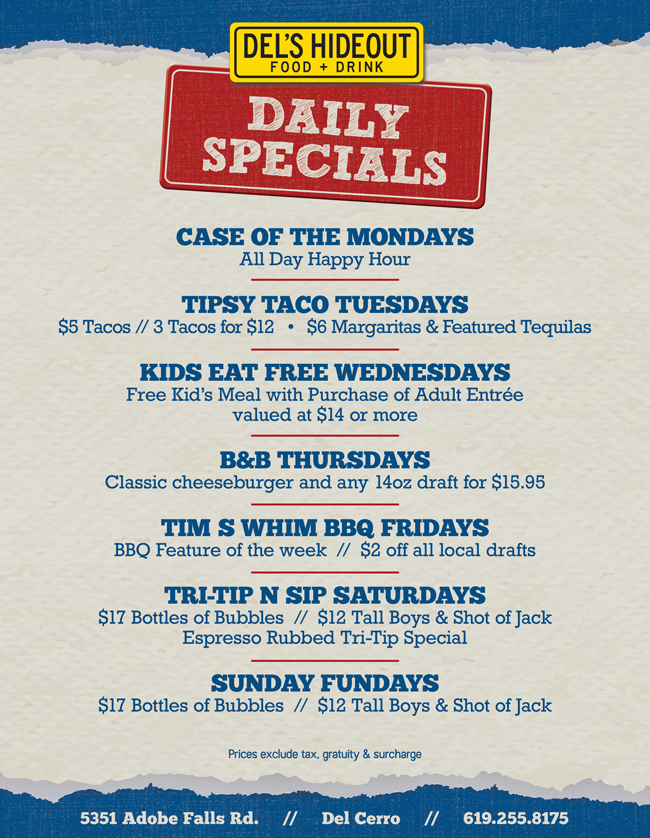 Dels DailySpecials W 082323 Dels DailySpecials W 082323